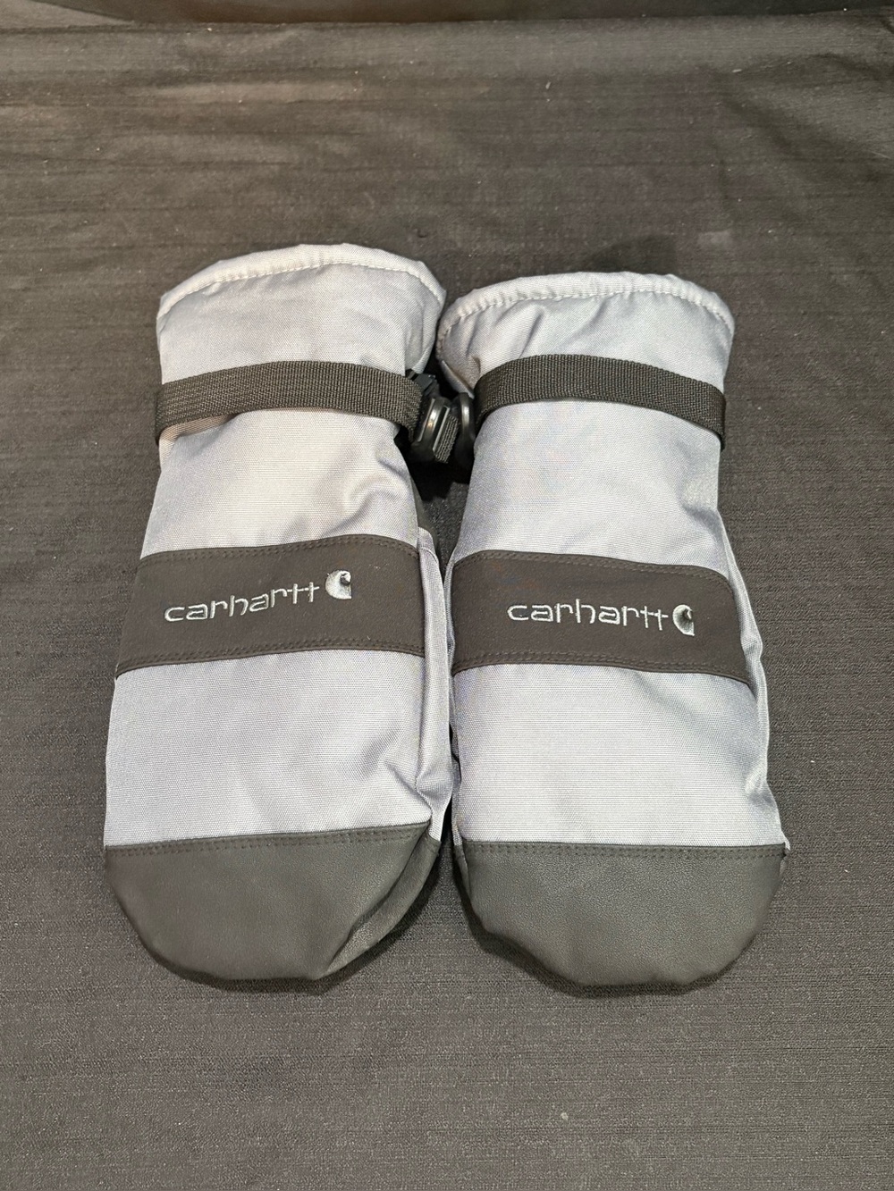 Carhartt Men's Waterproof Insulated Mitt (Model A616) in Dark Grey and Black XXL